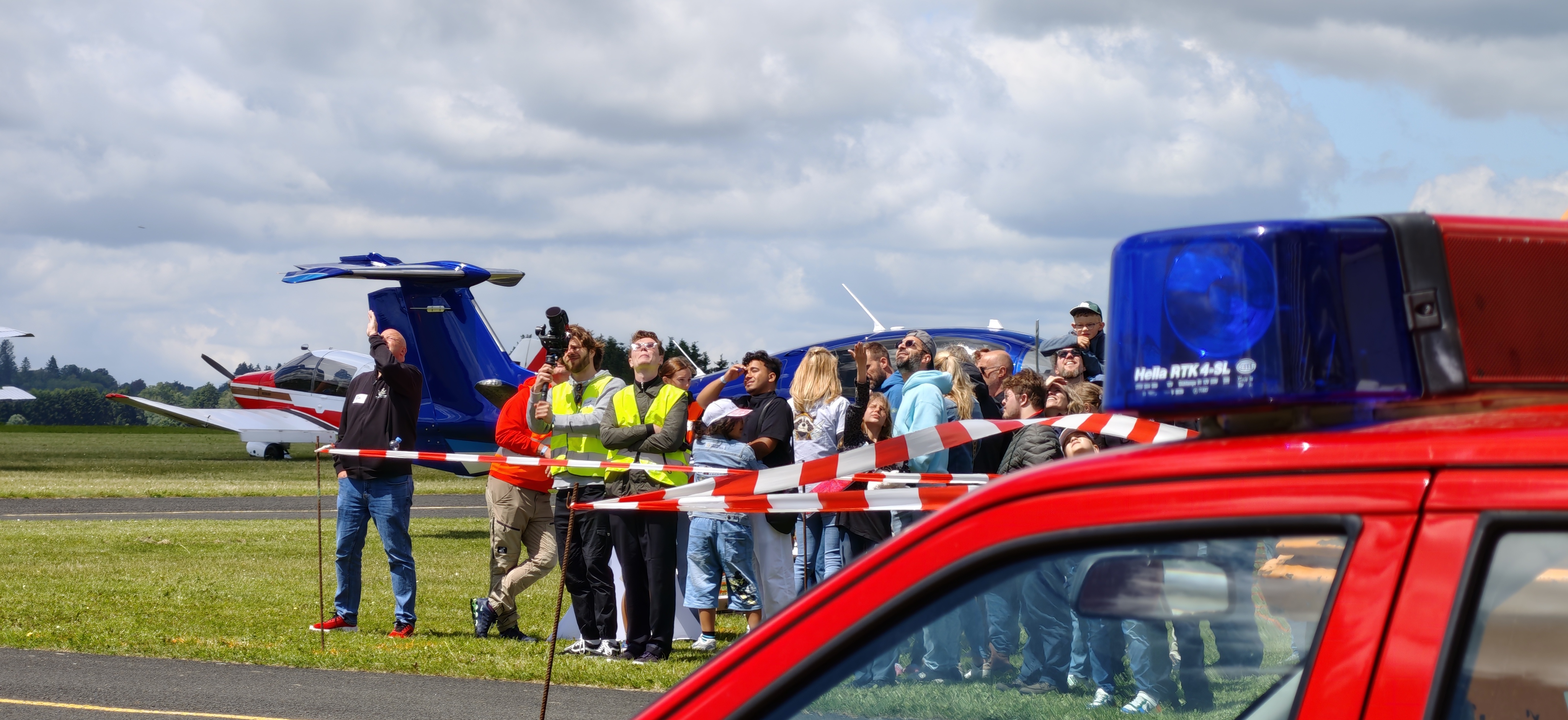 Kleiner Held im Anflug